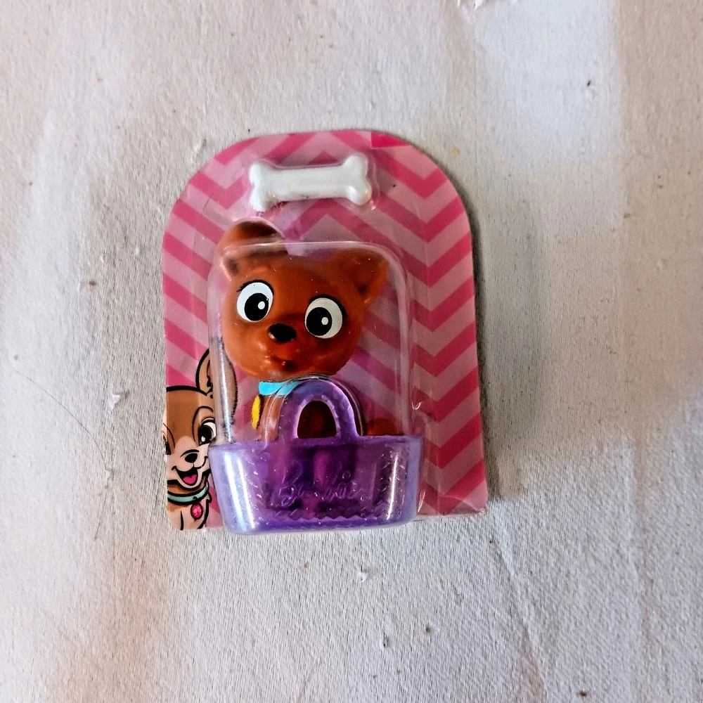 Barbie Pet Brown Puppy with Basket & Bone Mattel Toy 2020 New Sealed Accessory